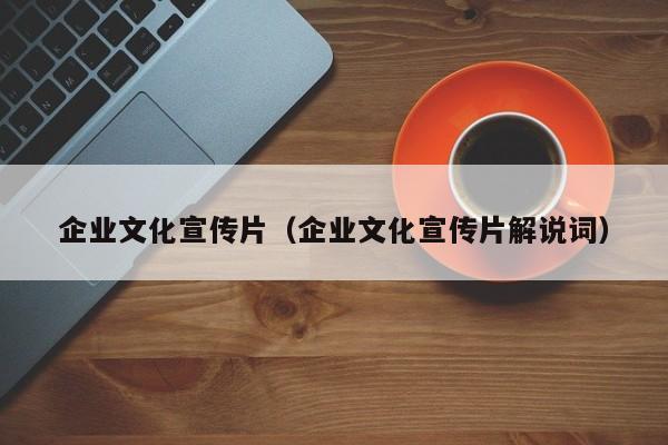 企业文化宣传片（企业文化宣传片解说词）